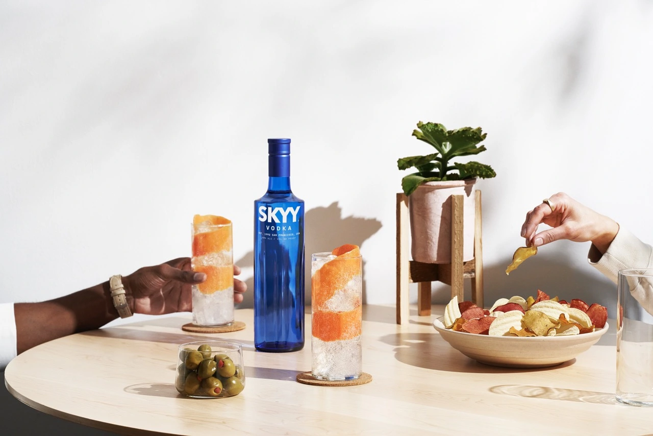 Sky Vodka 2024 Distilling vodka into an online experience
