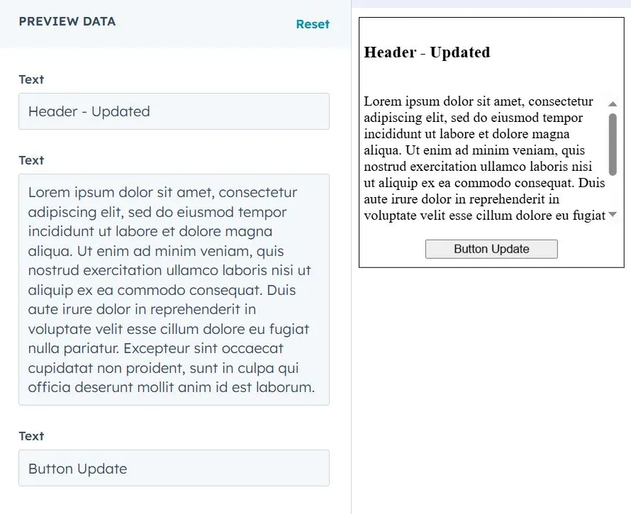 Updated fields hubspot module